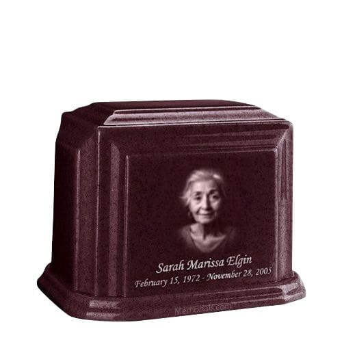 Millennium Burgundy Medium Marble Urn Millennium Burgundy Medium Marble Urn