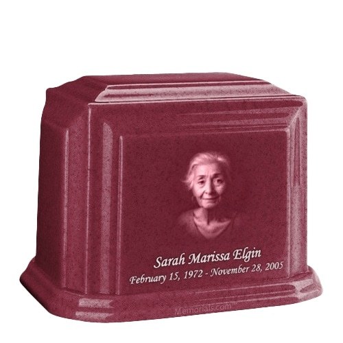 Millennium Raspberry Large Marble Urn