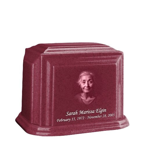 Millennium Raspberry Medium Marble Urn