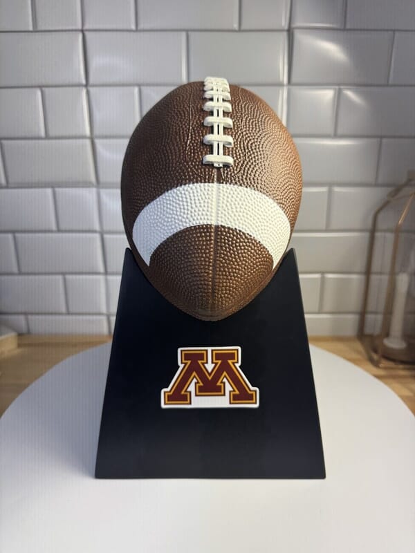 Minnesota Golden Gophers Football Cremation Urn