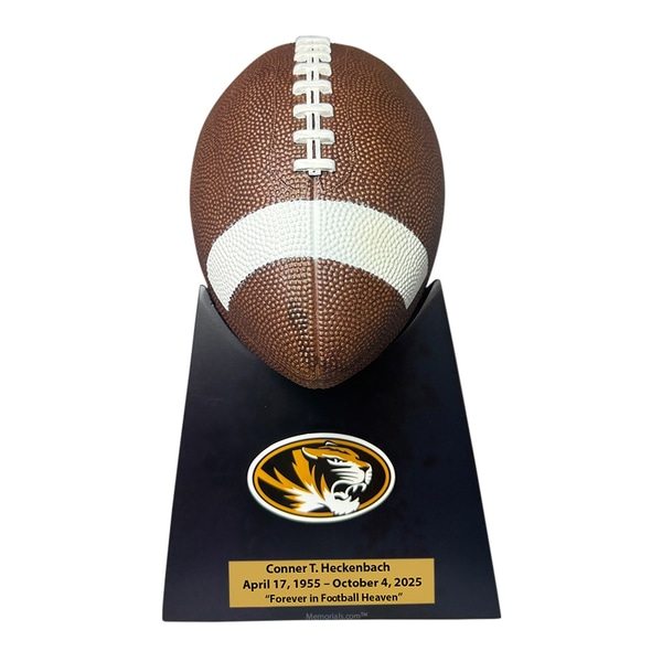 Missouri Tigers Football Cremation Urn