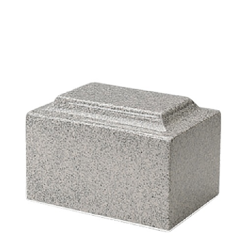 Mist Gray Granite Keepsake Urn