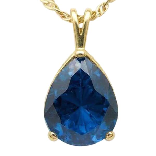 Moments in Time Atlantic Cremation Crystal Necklace