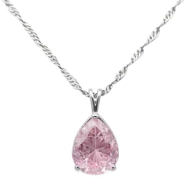 Moments in Time Pink Cremation Diamond Necklace