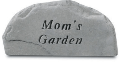 Moms Garden Keepsake Rock