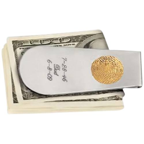 Money Clip Print 14k Yellow Gold Keepsake