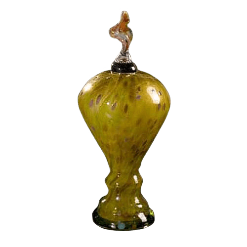 Monza Gold Glass Cremation Urn