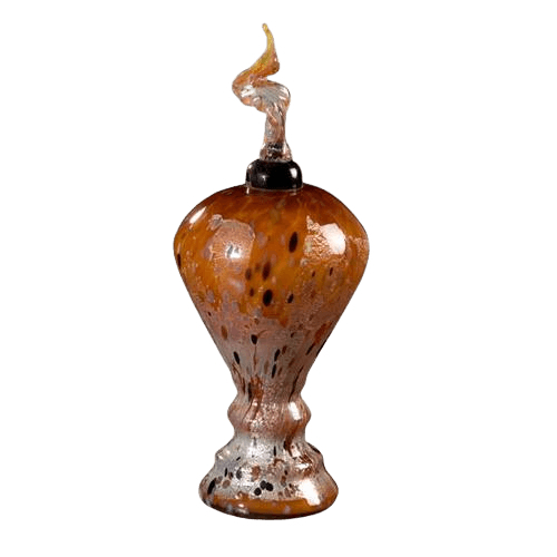 Monza Orange Glass Cremation Urn