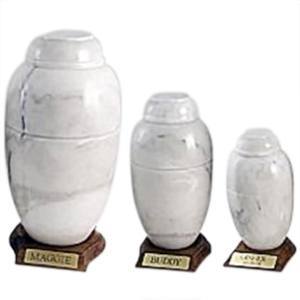 Moonlit Marble Pet Urns 