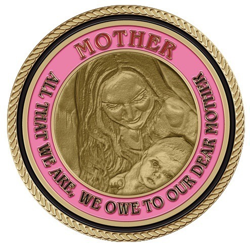 Mothers Gaze Small Medallion 