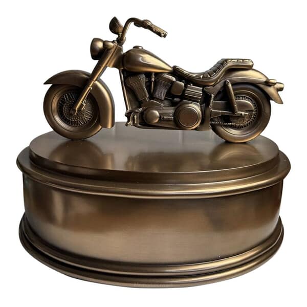 Motorcycle Antique Cremation Urn
