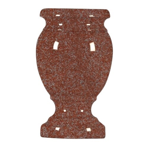 Mountain Red Granite Vase II