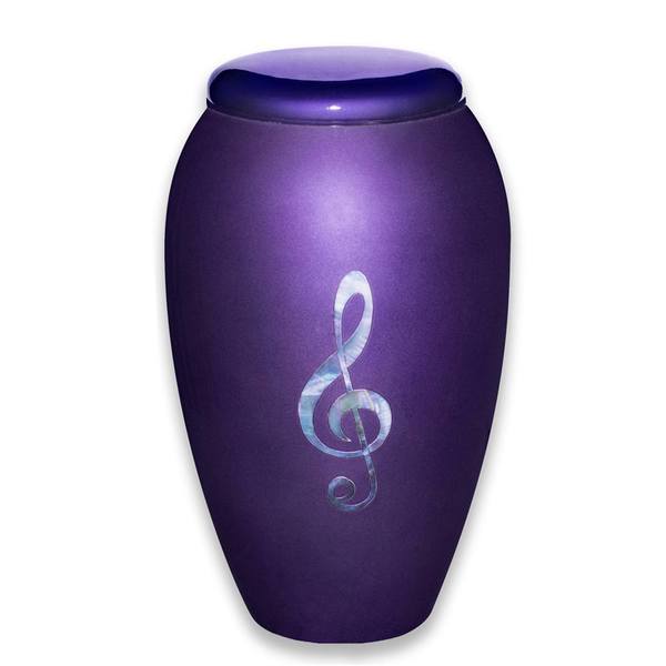 Music Note Cremation Urn