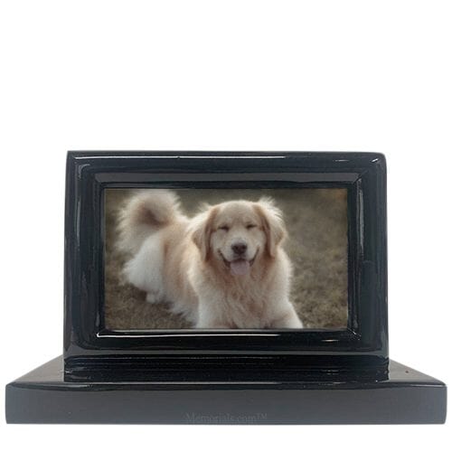 My Best Friend Black Picture Urn
