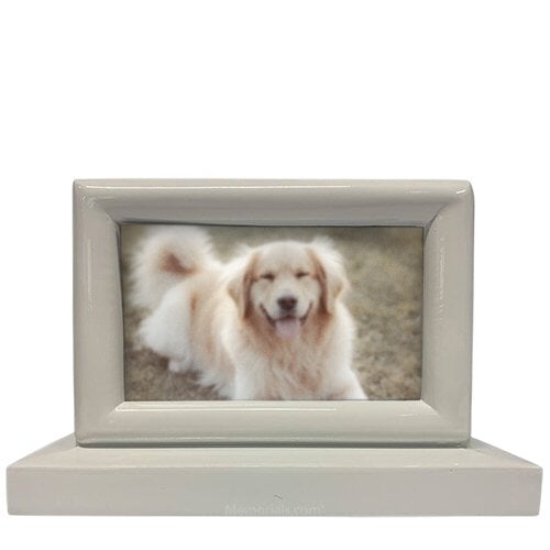 My Best Friend White Picture Urn