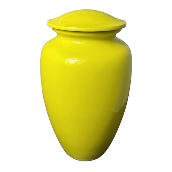 My Sunshine Yellow Cremation Urn