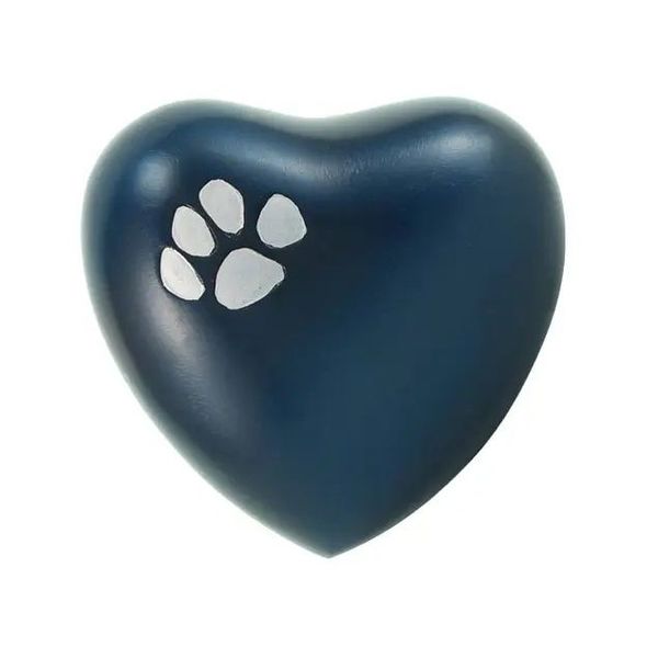 Mykonos Heart Keepsake Pet Urn