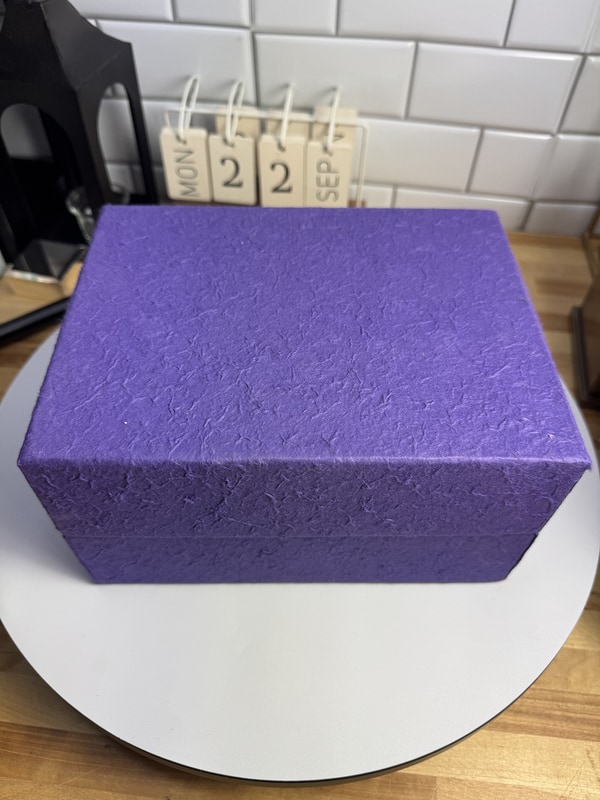 Mystic Purple Biodegradable Cremation Urn