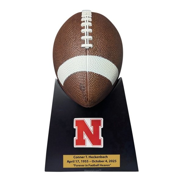 Nebraska Cornhuskers Football Cremation Urn