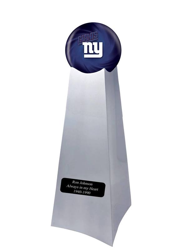 New York Giants Football Trophy Cremation Urn
