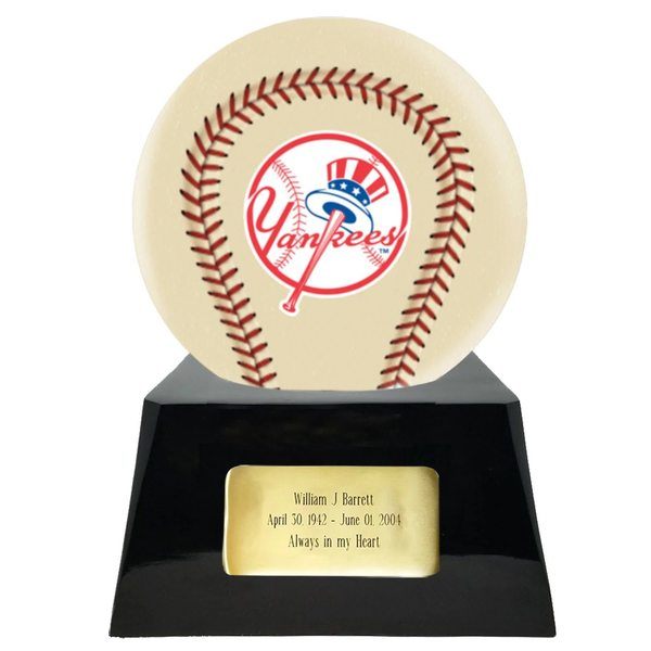 New York Yankees Baseball Cremation Urn