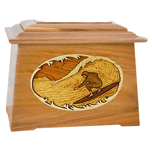 Surfer Oak Aristocrat Cremation Urn
