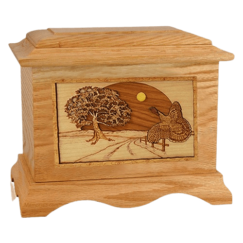 Turkey Oak Cremation Urn