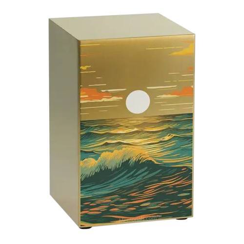 Ocean Awaits Bronze Niche Metal Urn