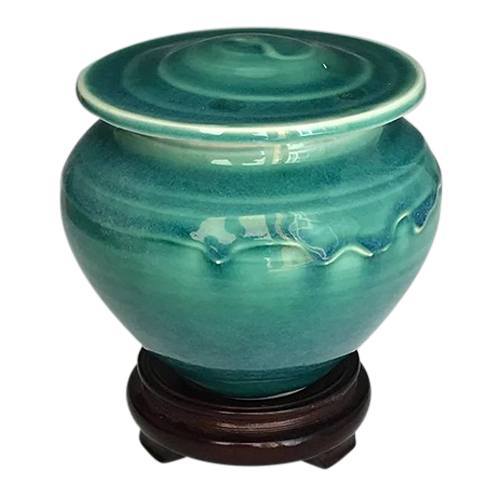 Ocean Swirl Pet Ceramic Urn