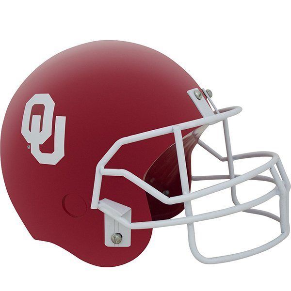 Oklahoma Sooner Football Helmet Cremation Urn