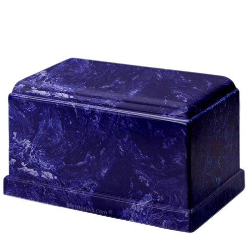 Olympus Cobalt Marble Cremation Urn