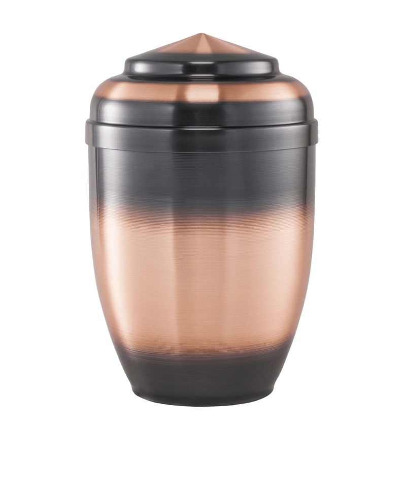 Ombre Copper Cremation Urn