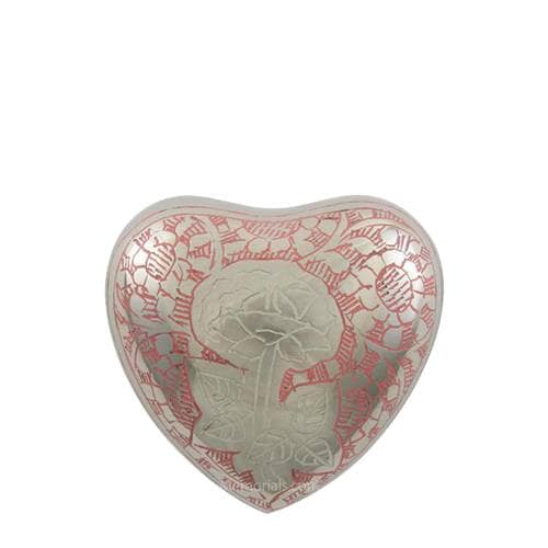 One Rose Heart Keepsake Urn One Rose Heart Keepsake Urn