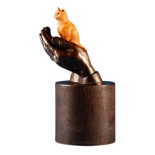 Orange Tabby Cat Cremation Urn