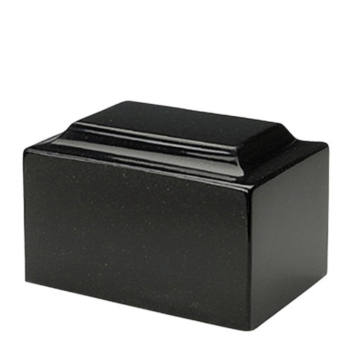 Orca Black Granite Medium Urn