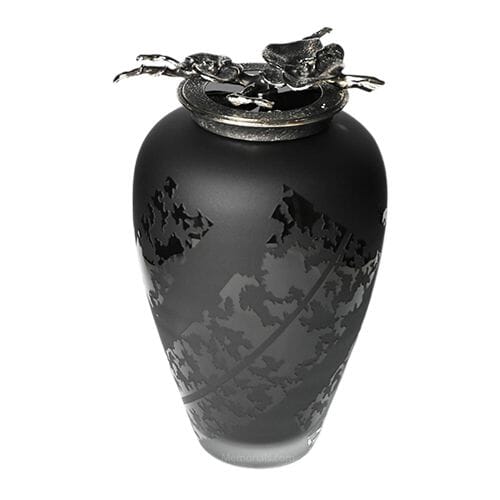 Orchid Glass Cremation Urn