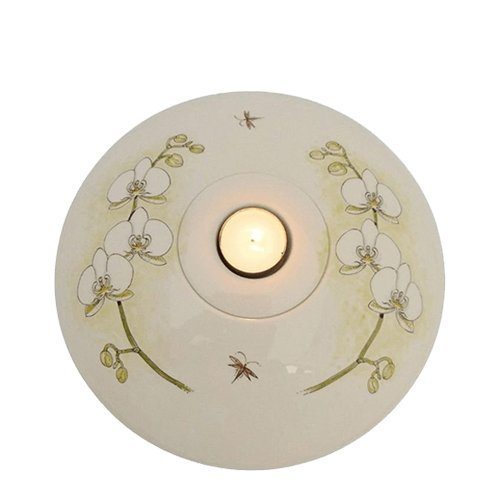 Orchids Medium Ceramic Bowl Urn