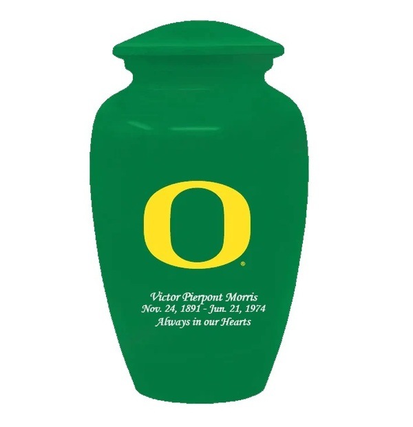 Oregon Ducks Cremation Urn