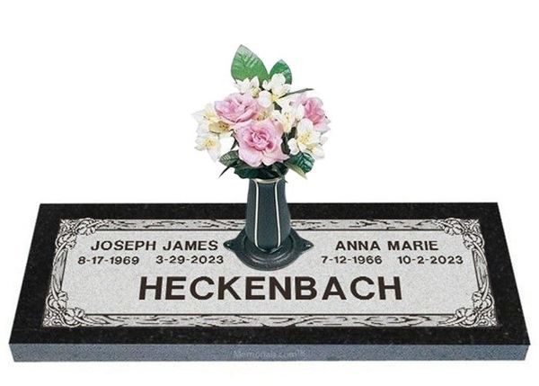 Our Time Together Companion Granite Headstone 42 x 12