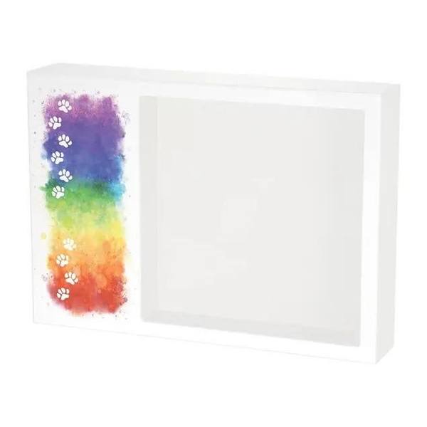 Over The Rainbow Pet Shadow Box Urn