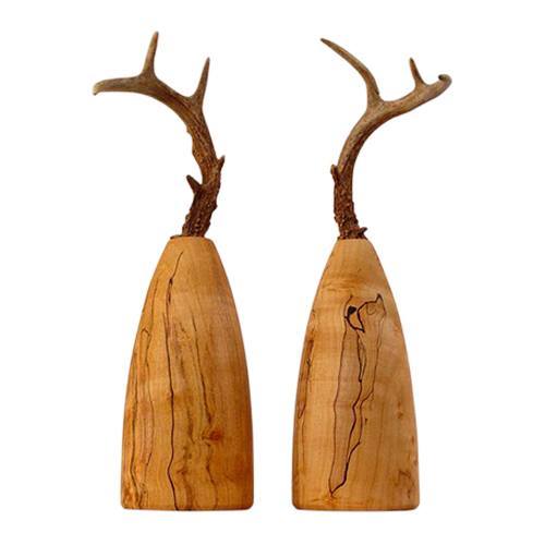 Pair of Antlers Cremation Urn