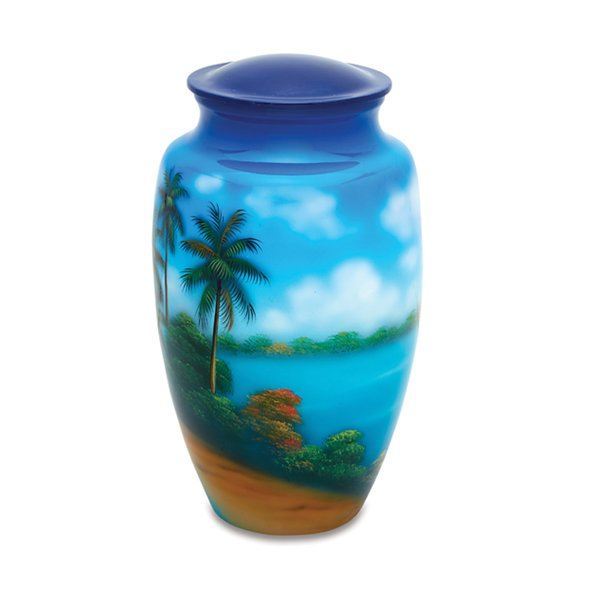 Palm Paradise Cremation Urn