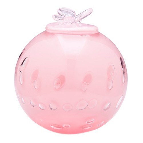 Papillon Pink Glass Urn