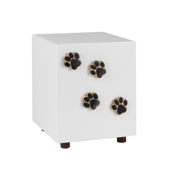 Paw Print Cube Cremation Urn