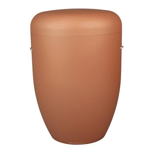 Peach Orange Biodegradable Cremation Urn