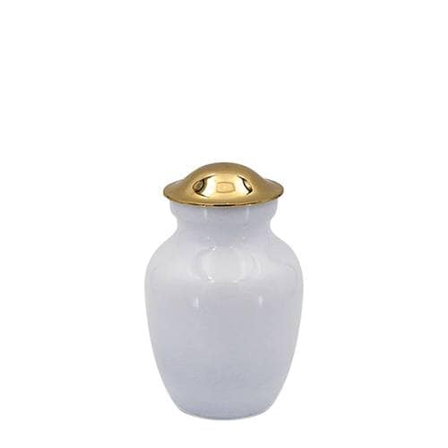 Pearl Gold Small Cremation Urn