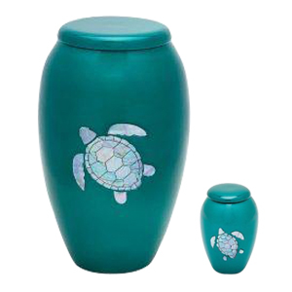 Pearl Sea Turtle Cremation Urns
