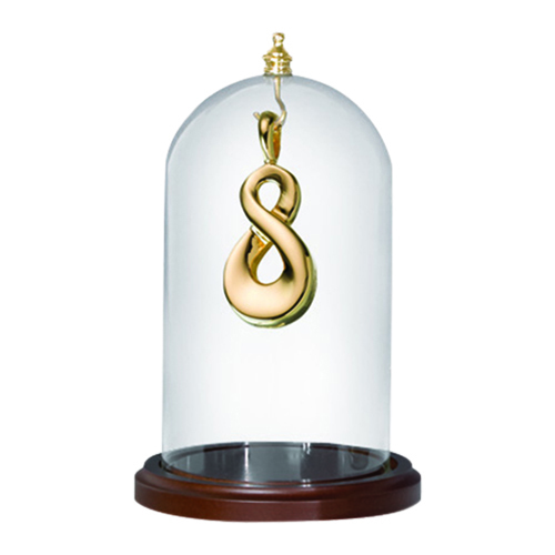 Walnut & Brass Pendant Display Case