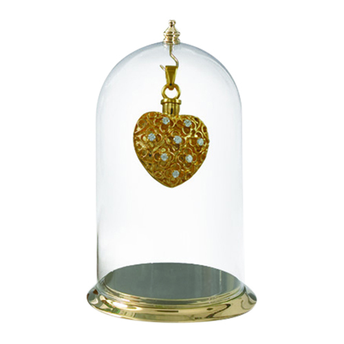 Brass Pendant Pet Display Case