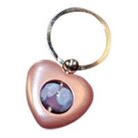 Pink Heart Cremation Keychain 